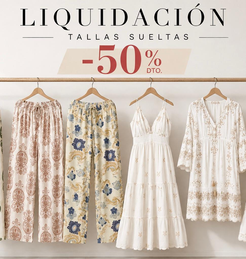 Tallas sueltas -50% DESCUENTO