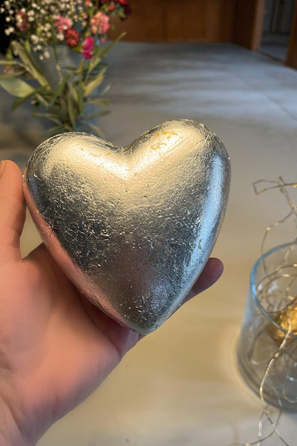 Corazón decorativo en pan de oro 💛