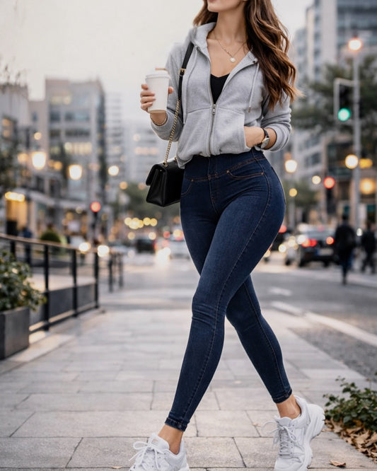 Leggings efecto vaquero