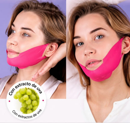 Mascarilla para mentón y cuello 12 uds