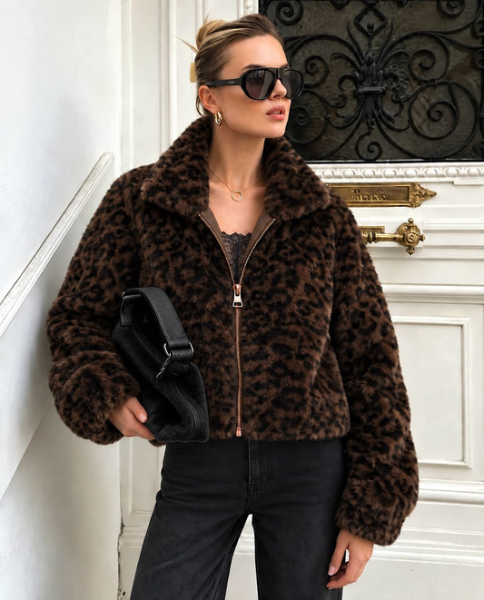 Cazadora Animal print Leopardo