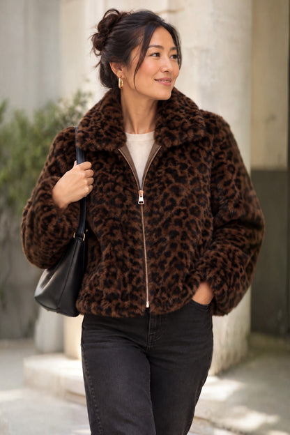 Cazadora Animal print Leopardo