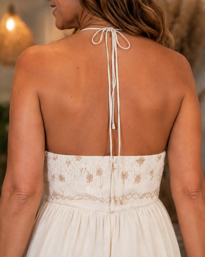 Vestido largo Lurex